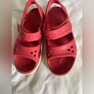 CROCS Kids Bright Red Sandals